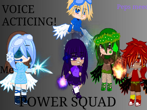 Power squad voice actors remix