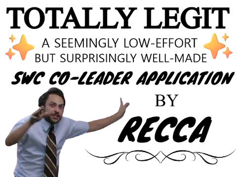 (POETRY FTW!) Totally Legit | An SWC Co-Leader App
