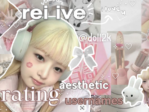 ♡ rating aesthetic usernames