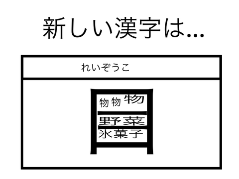 新しい漢字を作ろう remix