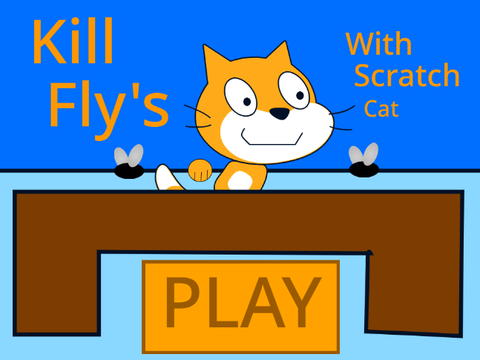 Kill Fly's With Scratch Cat #games