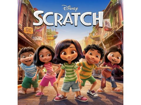 AI Pixar and Disney movie posters