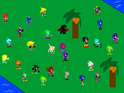 add your sonic characters and map