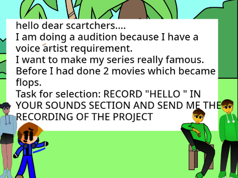voice actor needed