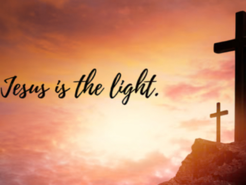 Jesus is the light : here is a message from me