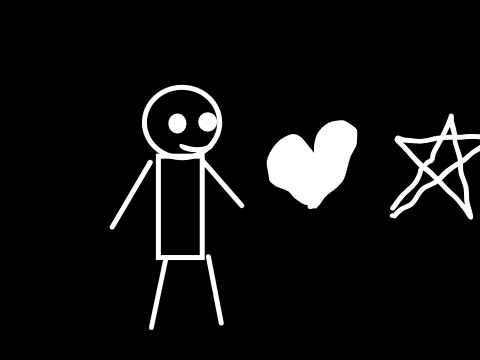 Normal stroll in park animation