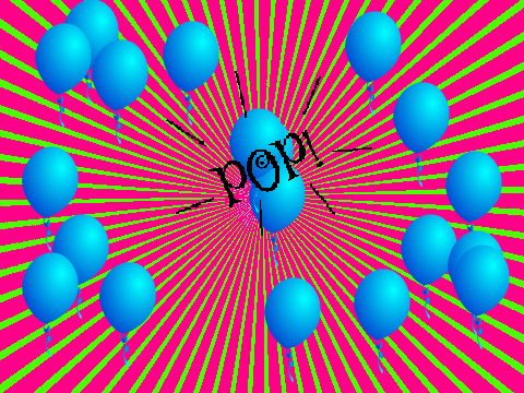 Pop the baloons