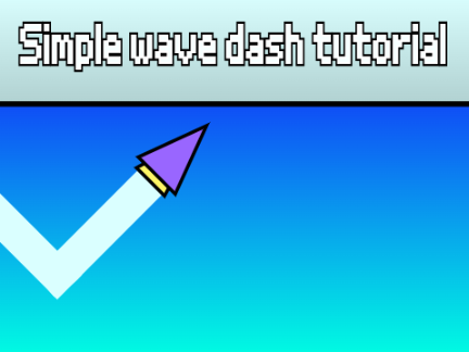 Simple wave dash tutorial