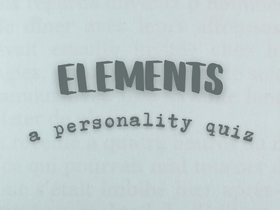 Element Personality Quiz