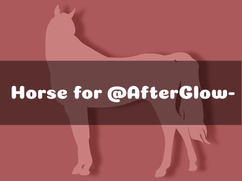 Horse for @AfterGlow-