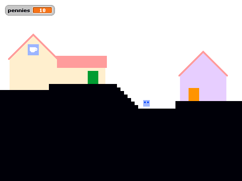 2D town- With sound!