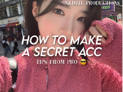 how to make a secret account!