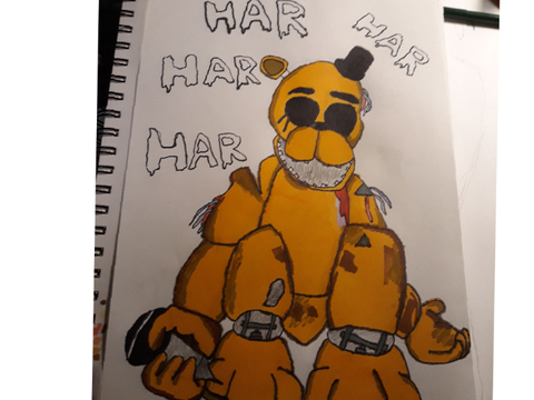 Withered Golden Freddy