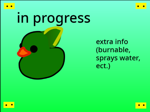 ducky entrees! for contest