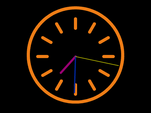JHB Clock (100% pen 1 sprite)