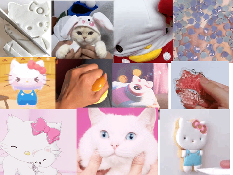 Hello kitty stimboard