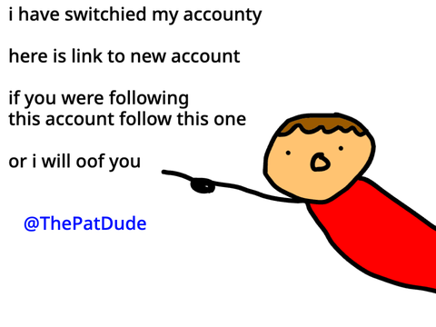 I SWITCHED ACCOUNT