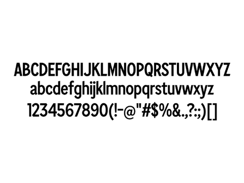 Warner Bros. Sans Consensed font