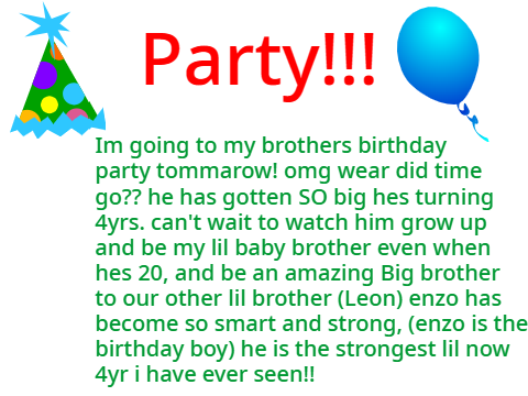 Happy Birthday Enzo!!