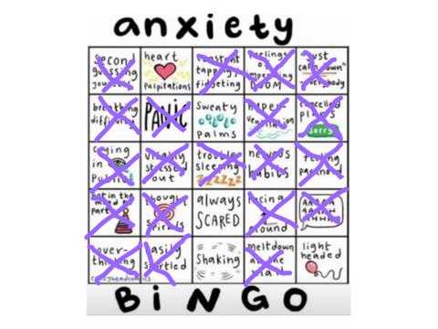 Anxiety Bingo remix remix remix remix