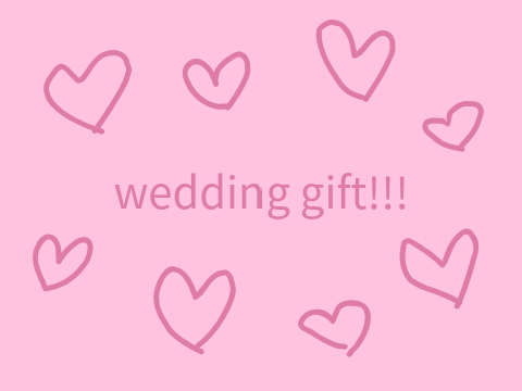 WEDDING gift ❤✨