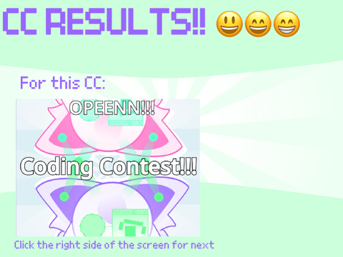 2nd Coding Contest results!!