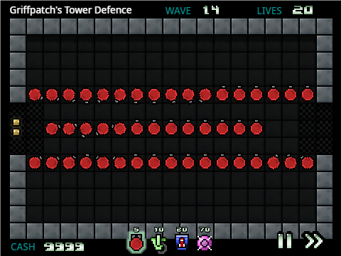 Griffpatch's Tower Defence v1.0 hacked