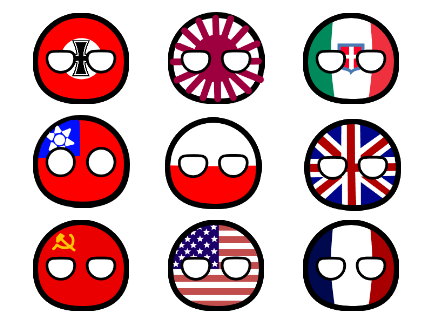 Another Countryballs Band WW2