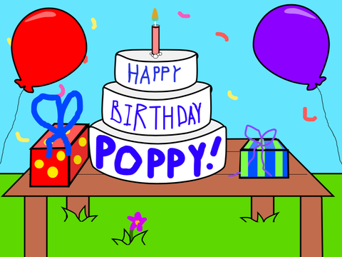 Happy Birthday Poppy!