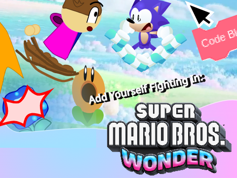 Add Yourself Fighting In SMBW (Boing Boing Time)