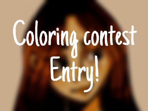 Coloring contest entry!