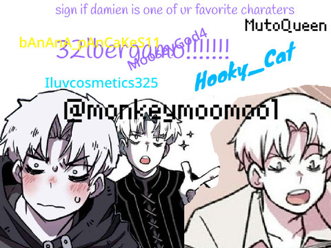 SIGN IF DAMIEN IS ONE OF UR FAVS remix remix remix remix remix remix