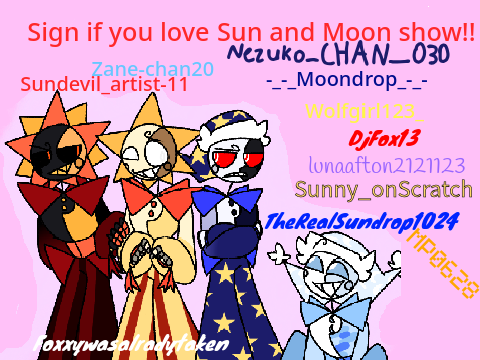 *_Sign if you love the sun and moon show!!!!_* remix remix