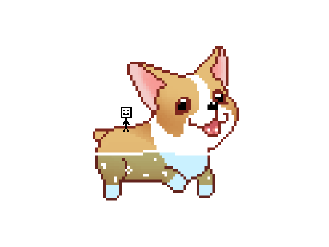 REMIX and add yourself on back of corgi