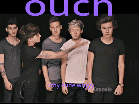 Louis Tomlinson Slaps Niall! remix remix remix