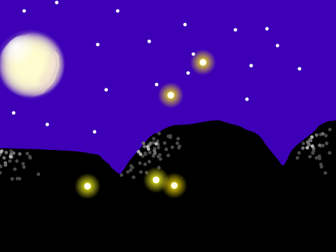 MULTIPLYING FIREFLIES/LIGHTS
