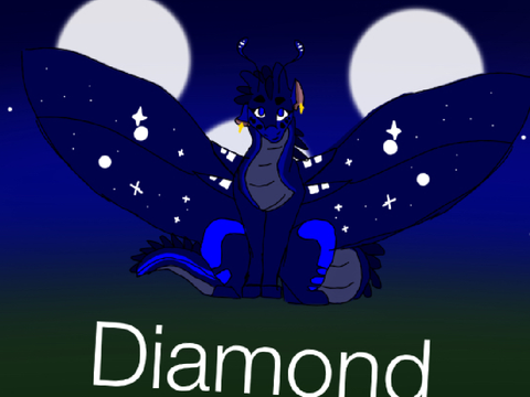 Diamond fan art