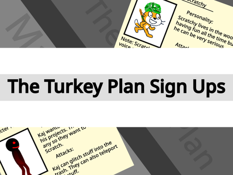 The Turkey Plan Sign Ups remix