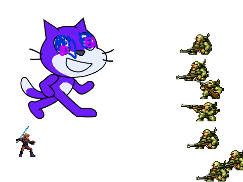 dark scratch cat