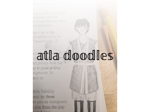 ATLA doodles on my driving school papers #art #all