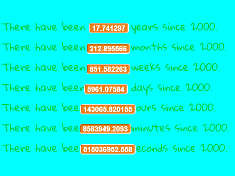 Custom Blocks - "_____since 2000"!