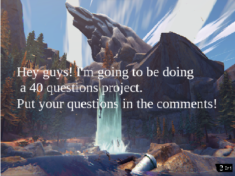 40 Questions event!