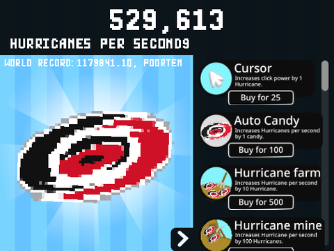 Carolina Hurricanes Clicker 