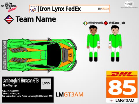 24MOS Team Entry (Iron Lynx FedEx)