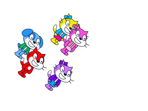 I’m still working on Sunny Cat and Friends