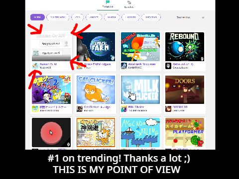 #1 on trending!