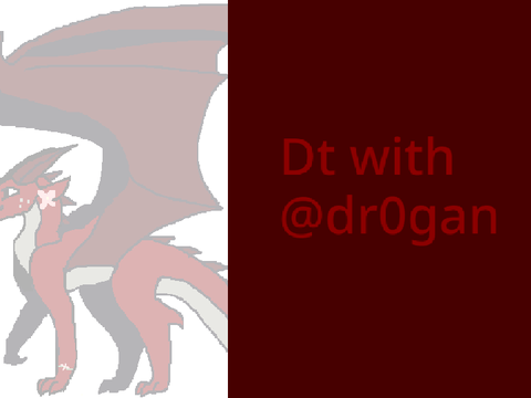 ➪ Dt with @dr0gan 】