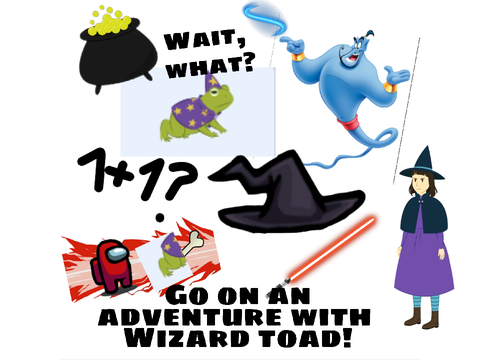 Go on an adventure with Wizard-Toad!-wait what?