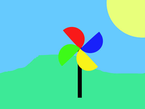 School Spinning Windmill Project