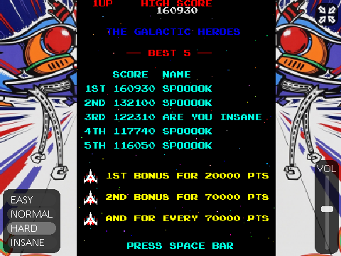 Galaga, But I added bgm pt 3 